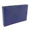 Better Office Products 7-Ring Leatherette Executive Ledger/Check Binder, Zipper Pouch, Holds 9 x 13in Business Checks, Blue 11301 - alternate 1